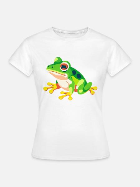 Frosch - Frauen T-Shirt - Weiß