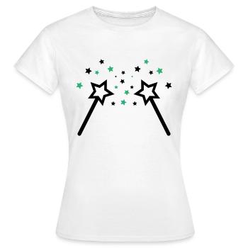 Baguette 002 - T-shirt Femme - blanc - Devant - AI Model Female 172 dark (172cm)