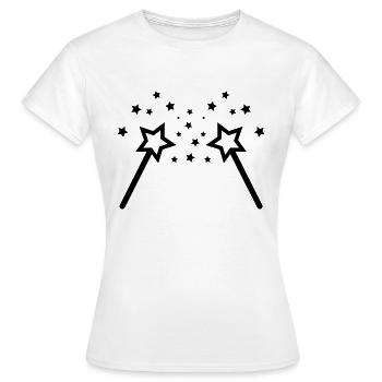 Baguette 02 - T-shirt Femme - blanc - Devant - AI Model Female 172 dark (172cm)