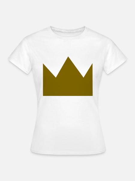 Krone - Frauen T-Shirt - Weiß