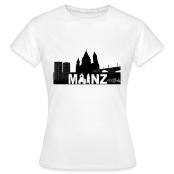 Mayence blanc - T-shirt Femme - blanc - Devant - AI Model Female 172 dark (172cm)