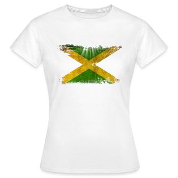 Jamaica - Frauen T-Shirt - Weiß - Vorne - AI Model Female 172 dark (172cm)