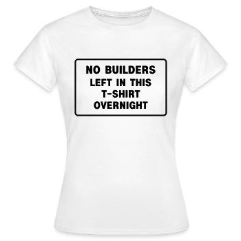 builders - Women's T-Shirt - white - Front - AI Model Female 172 dark (172cm)
