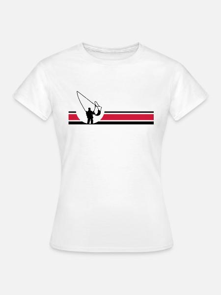 Fliegenfischen - Frauen T-Shirt - Weiß