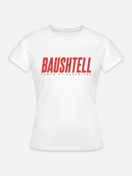 Baushtell - Power of Albanians - Frauen T-Shirt - Weiß
