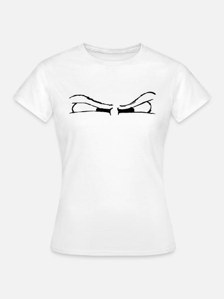 Böser Blick - Frauen T-Shirt - Weiß