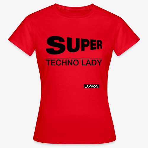 Techno Lady - black - Women's T-Shirt