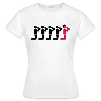 Five men - Frauen T-Shirt - Weiß - Vorne - AI Model Female 172 dark (172cm)