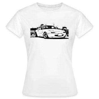 mx5 mk1 - Frauen T-Shirt - Weiß - Vorne - AI Model Female 172 dark (172cm)