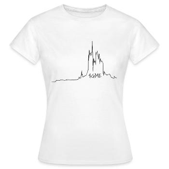 Gamestop Action Chart - Women's T-Shirt - white - Front - AI Model Female 172 dark (172cm)