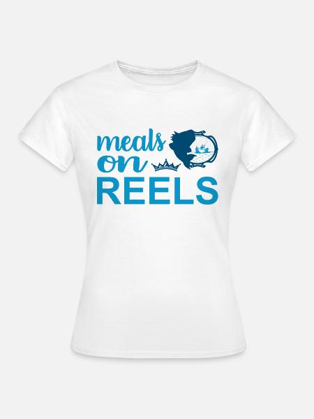 Angeln - Frauen T-Shirt - Weiß