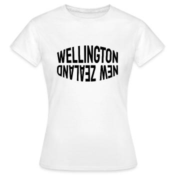 Wellington - Nouvelle-Zélande - Nouvelle-Zélande - Maori - Aotearoa - T-shirt Femme - blanc - Devant - AI Model Female 172 dark (172cm)