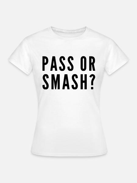 Smash - Frauen T-Shirt - Weiß
