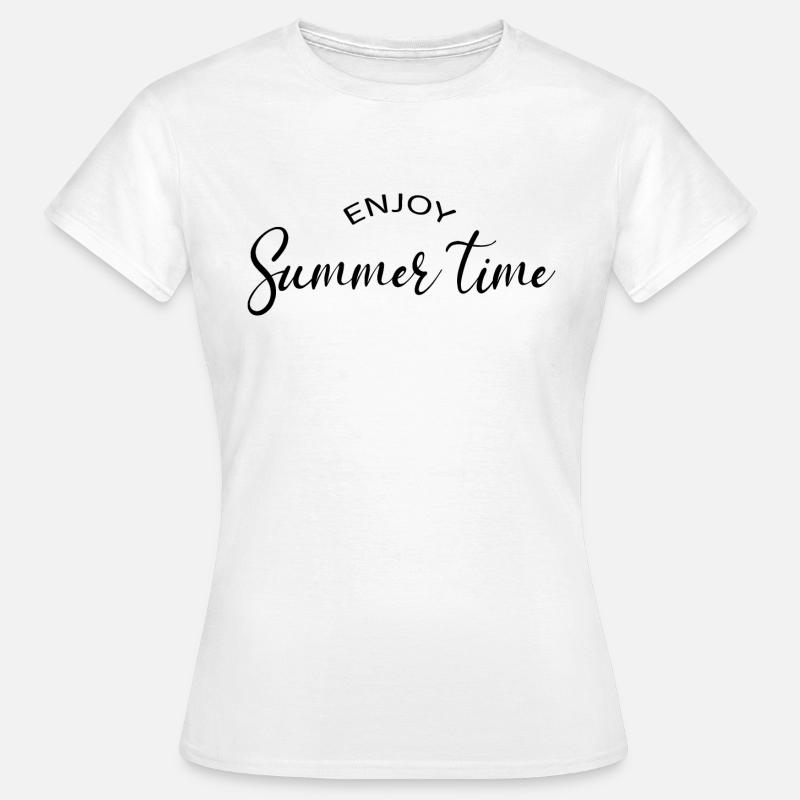 Enjoy summertime - Women's T-Shirt - white