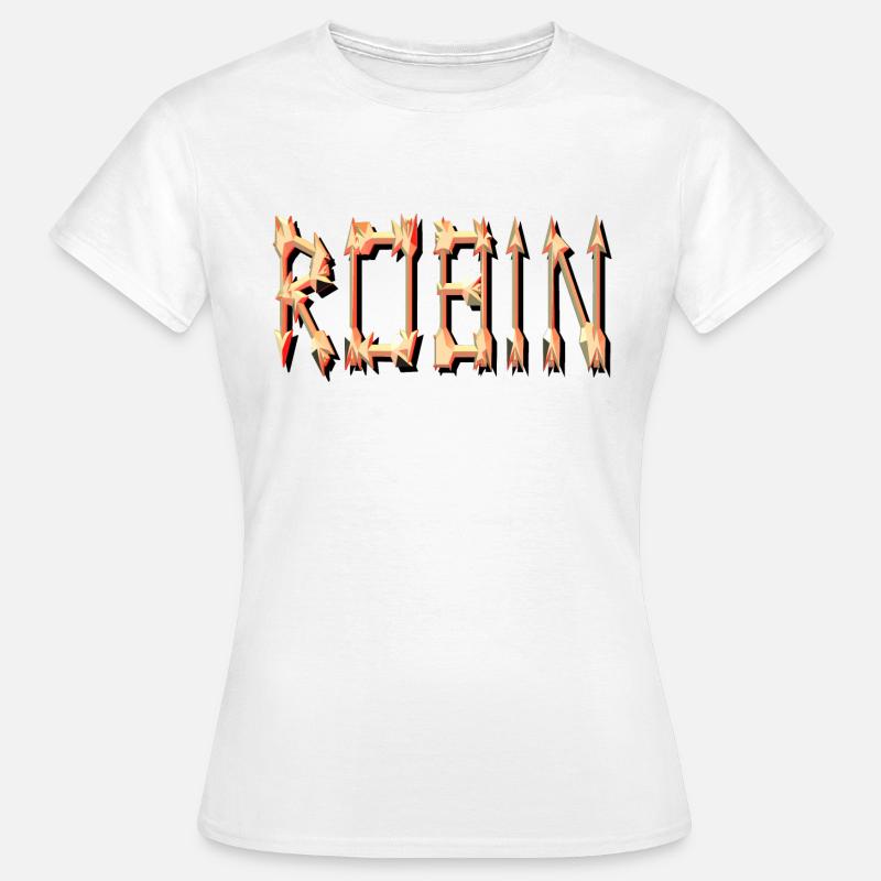 robin2 - Frauen T-Shirt - Weiß