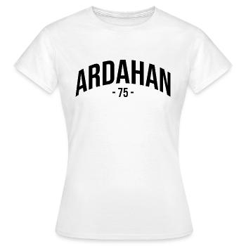 Ardahan 75 Turquie Turquie Turquie Cadeau Ardahanli TR - T-shirt Femme - blanc - Devant - AI Model Female 172 dark (172cm)