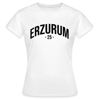 Erzurum 25 Türkei Turkiye Geschenk Urlaub TR Türk - Frauen T-Shirt - Weiß - Vorne - AI Model Female 172 dark (172cm)