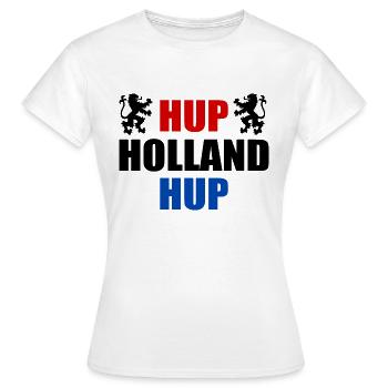 Hup holland hup - Frauen T-Shirt - Weiß - Vorne - AI Model Female 172 dark (172cm)