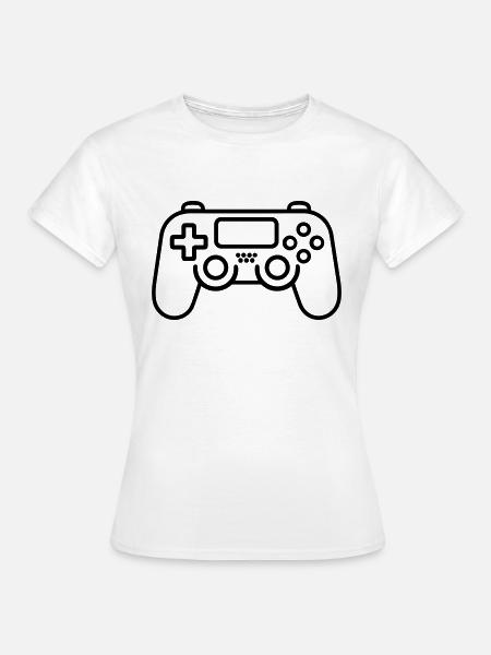 Controller für Videospiele - Frauen T-Shirt - Weiß