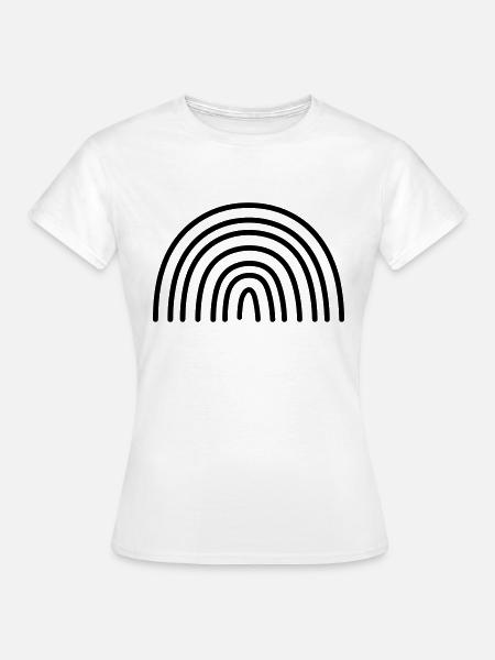 Regenbogen - Frauen T-Shirt - Weiß
