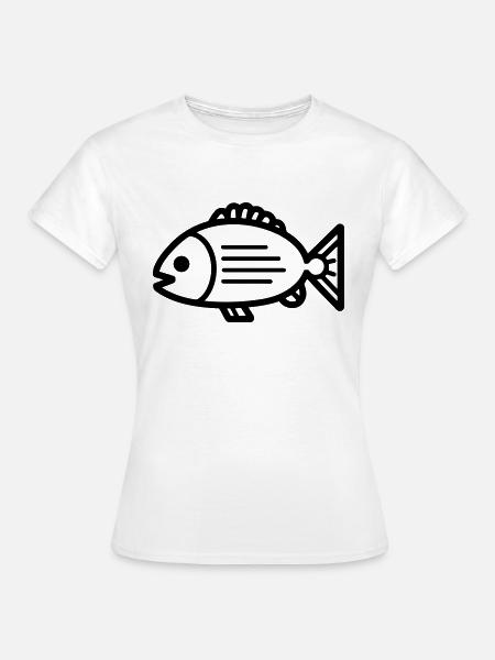 fish - Women's T-Shirt - white