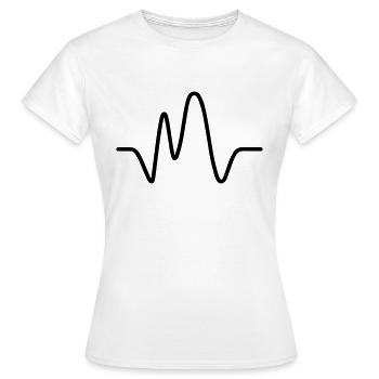 Heartbeat - Women's T-Shirt - white - Front - AI Model Female 172 dark (172cm)