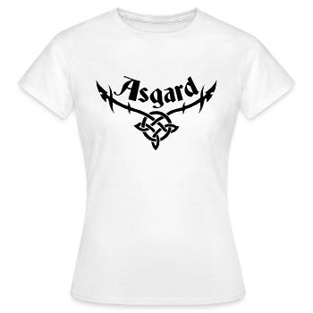 asgard-tribal - Frauen T-Shirt - Weiß - Vorne - AI Model Female 172 dark (172cm)