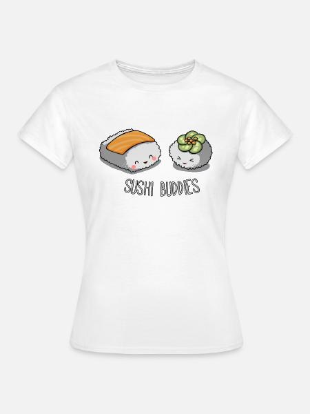 Sushi Buddies - Frauen T-Shirt - Weiß