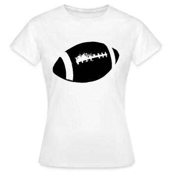 American Football American Vector Pride - T-shirt Femme - blanc - Devant - AI Model Female 172 dark (172cm)