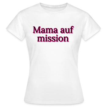 Mama - Frauen T-Shirt - Weiß - Vorne - AI Model Female 172 dark (172cm)