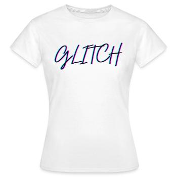 Glitch - Frauen T-Shirt - Weiß - Vorne - AI Model Female 172 dark (172cm)