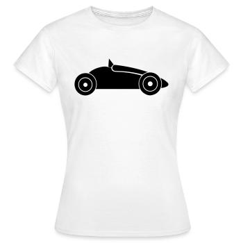 Ancienne voiture - T-shirt Femme - blanc - Devant - AI Model Female 172 dark (172cm)