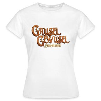 Grusel Gewusel Brambauer - 2023 - Frauen T-Shirt - Weiß - Vorne - AI Model Female 172 dark (172cm)