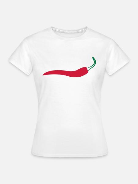 Tribal hot Chilli - Frauen T-Shirt - Weiß