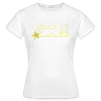 Bali - Frauen T-Shirt - Weiß - Vorne - AI Model Female 172 dark (172cm)