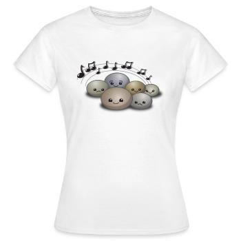 stones rock concert - Women's T-Shirt - white - Front - AI Model Female 172 dark (172cm)