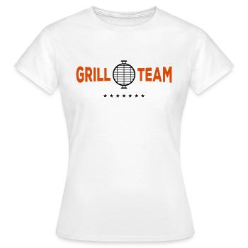 grill team grill - Frauen T-Shirt - Weiß - Vorne - AI Model Female 172 dark (172cm)