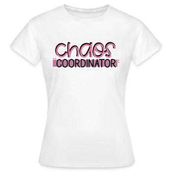Chaos Coordinator - T-shirt Femme - blanc - Devant - AI Model Female 172 dark (172cm)