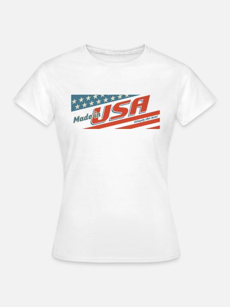 MADE IN USA - Frauen T-Shirt - Weiß