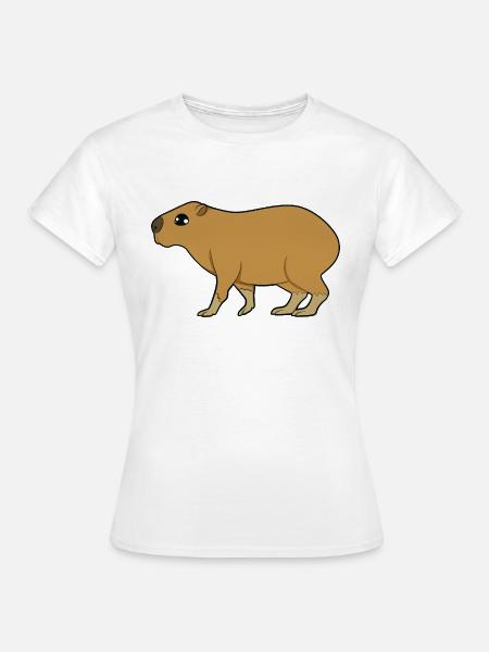 Capybara - Frauen T-Shirt - Weiß