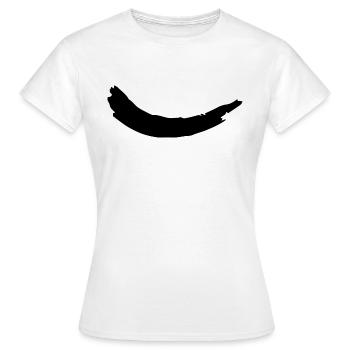 smile - T-shirt Femme - blanc - Devant - AI Model Female 172 dark (172cm)