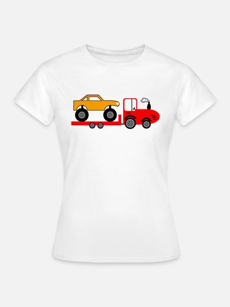 Traktor - Frauen T-Shirt - Weiß