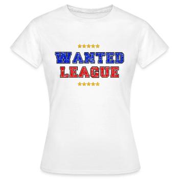 Wanted League - T-shirt Femme - blanc - Devant - AI Model Female 172 dark (172cm)