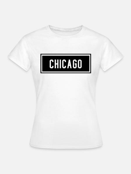 Chicago - Frauen T-Shirt - Weiß