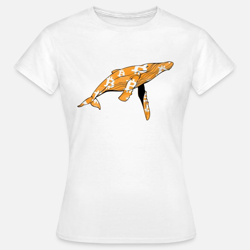 Bitcoin Whale - Women's T-Shirt - white