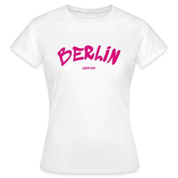 Berlin - Allemagne - Allemagne - Porte de Brandebourg - T-shirt Femme - blanc - Devant - AI Model Female 172 dark (172cm)