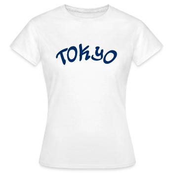 Tokyo - Japon - Japonais - Asie - Asie - T-shirt Femme - blanc - Devant - AI Model Female 172 dark (172cm)