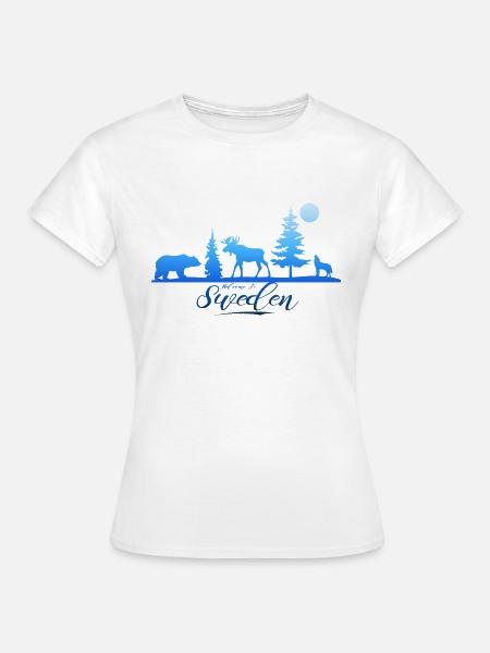 Schweden Schweden Viking Norden Skandinavien Mittsommer - Frauen T-Shirt - Weiß