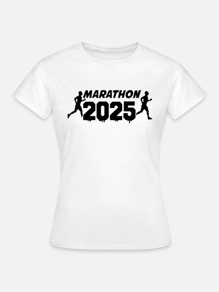 Marathon 2025 - Frauen T-Shirt - Weiß