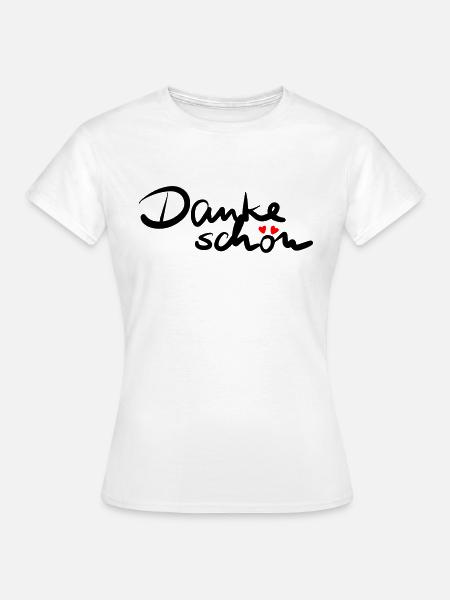 Dankeschön - Frauen T-Shirt - Weiß